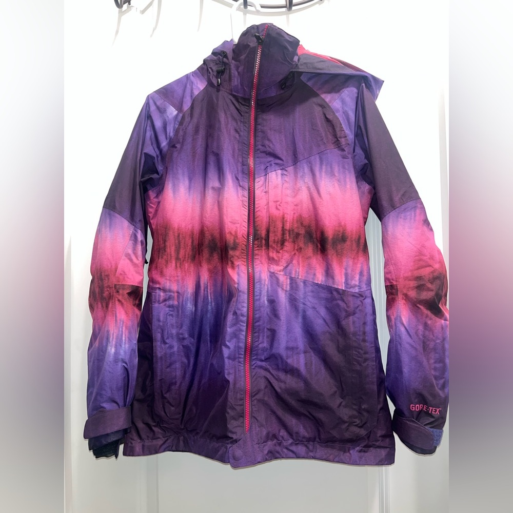 Burton AK 2L Embark Jacket Insulated Gore-Tex Hooded Ski Snowboard Womens coat-